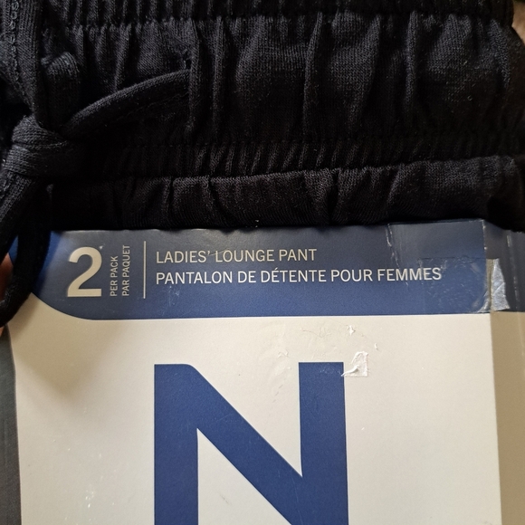 New! Natori Lounge Pants Size Small Beige Black PJ Pants Casual Neutral Relaxed - Picture 5 of 12